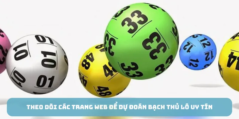 Theo dõi các trang web để dự đoán bạch thủ lô uy tín